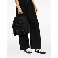 TORY BURCH 美国直邮TORY BURCH汤丽柏琦VIRGINIA品牌经典徽标织物双肩包女款