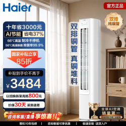 海尔 小红花系列 KFR-50LW/E1-1 新一级能效 立柜式空调 2匹