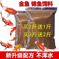 宠以沫 金鱼饲料 中颗粒适合10-20厘米的鱼 20克