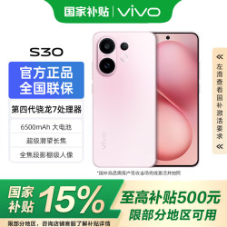 vivo S30 AI手机 桃桃粉 12GB+256GB