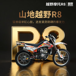 宗申 全新R8大越野摩托车两轮山地越野车250跑车机车国四电喷可上牌 宗申水冷国四版可上牌