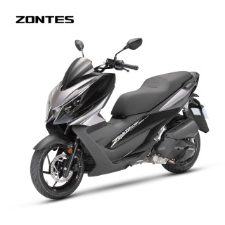 升仕 2026新款 升仕150V踏板摩托车国四单缸水冷150cc 哑光青紫