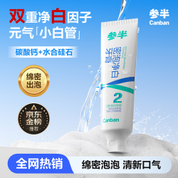 参半 密泡净白牙膏 玫珑蜜瓜味 60g