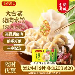 湾仔码头 大白菜猪肉水饺 1.32kg