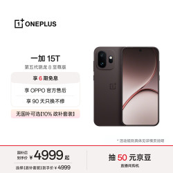 一加 15T 手机 16GB+512GB 纯粹可可