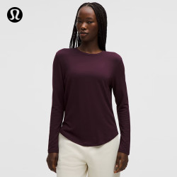 lululemon Love 莫代尔拉绒 乌梅紫 XS/4 女士长袖套头衫
