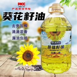 董氏金谷仓 葵花籽油5升压榨董氏金谷仓一级家庭食用油植物油清香型家用5L