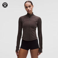 lululemon 丨Define女士夹克*罗纹垂坠感Softstreme 速干 LW3KF1S 红木缪斯褐 S /6