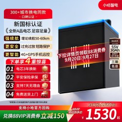 小哈 48V30Ah 磷酸铁锂 新国标电动车电池