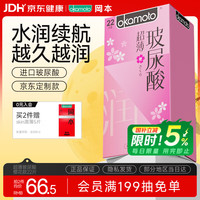 冈本 超薄玻尿酸樱花款套 22片