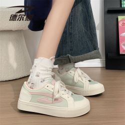 德尔惠 女鞋小白鞋子女软底轻便2026新款夏季透气百搭学生休闲板鞋
