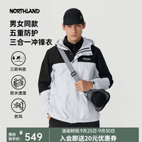 诺诗兰 NWJET0506E 三防科技防水 纯黑色 170 冲锋衣