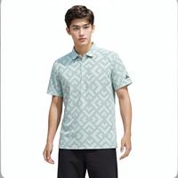 adidas 男子高尔夫短袖训练夏装舒适透气百搭POLO衫