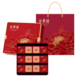 全聚德 盛世牡丹糕点礼盒 420g 月饼