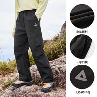 匹克 户外伞兵裤秋冬徒步三防登山软壳裤宽松美式工装运动长裤男女
