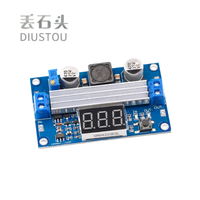 丢石头 网络配件 DC-DC升压模块 3.0-35V升3.5-35V 100W大功率 带数显 误差校准