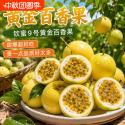 广西黄金百香果钦蜜9号香甜多汁饱满新鲜大果应当季水果现摘彩箱