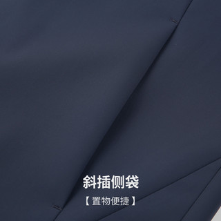 TRIES/才子 可拆卸连帽夹克 深藏青 4XL(190/104A) 男士外套