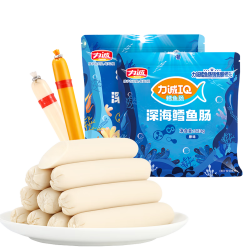 力诚 深海鳕鱼肠323g 芝士味1袋+随机赠品*2份