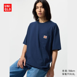 优衣库 UT NY POP ART印花T恤 深蓝色 L