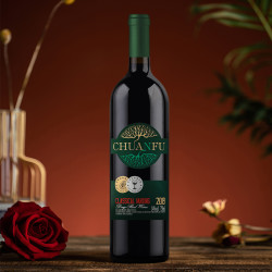 CHUANFU 密斯干红葡萄酒14度正品送礼红酒750ml