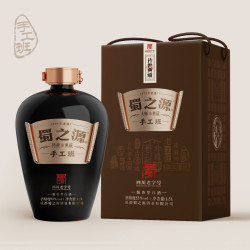 shuzhiyuan/蜀之源手工班封坛酒酱酒53度1.5L