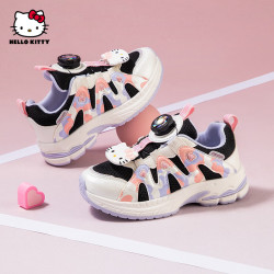 Hello Kitty 童鞋女童运动鞋儿童女鞋旋纽扣鞋