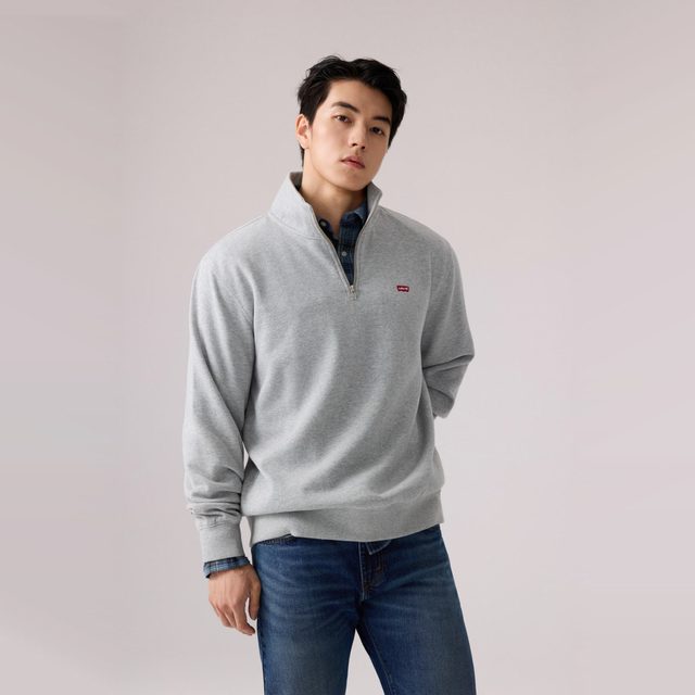 88VIP：Levi's 【加绒立领】男士美式复古卫衣