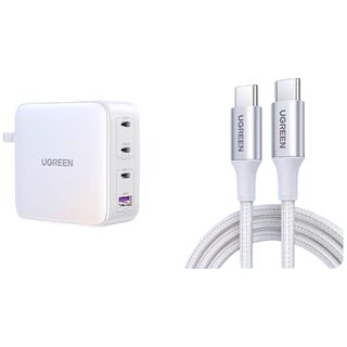 绿联 X564 100W氮化镓充电器 白色