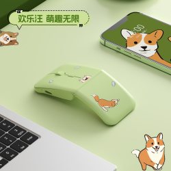 航世 BOW航世 蓝牙无线双模折叠鼠标手机平板笔记本电脑通用静音便携