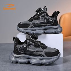 德尔惠 2026春秋冬新款男女童皮面防水运动鞋耐磨舒适超软儿童鞋子