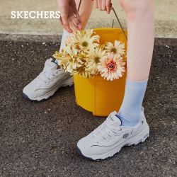 斯凯奇 小白熊Skechers海军蓝老爹鞋熊猫鞋