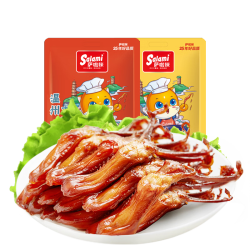 萨啦咪 精品大号鸭舌6根 麻辣味/酱香味 零食休闲小吃
