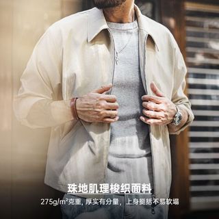 马登 复古老钱风教练夹克 黑色 2XL 男士夹克