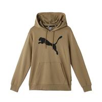 PUMA 基础款大LOGO印花男女同款时尚连帽套头针织衫运动卫衣 CF