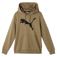 PUMA 彪马 基础款大LOGO印花连帽套头针织衫男士卫衣