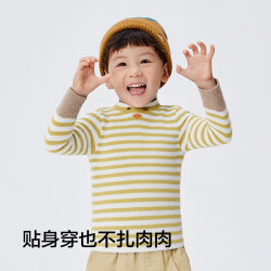 巴拉巴拉 半高领厚绒毛衣