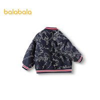 巴拉巴拉 灯笼充棉章仔棒球棉服