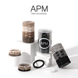 APM Monaco APM/时尚发圈高弹力皮筋发圈明星同款高级感发饰扎头发头绳百搭