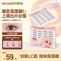MR.WISH 免胶假睫毛微斜飞美睫自然不压眼QJ