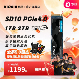 铠侠 SD10固态硬盘1t 2t pcie4.0 nvme ssd笔记本台式