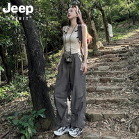 JEEP SPIRIT 吉普JEEPSPIRIT休闲裤冲锋裤女款爆款夏季薄款户外工装新款伞兵裤