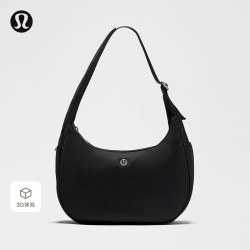 lululemon City Essentials 女士单肩包 LW9GF7S 黑/银 O/S