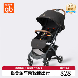 好孩子 婴儿车0-3岁可坐可躺轻便折叠婴儿推车 小情书D619-B 月夜黑
