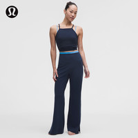 lululemon 丨Align™ 女士运动超高腰长裤 *饰边*亚洲版型 LW5IWNA 恣意蓝/海浪蓝 M