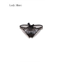LADYALLURE 「LA」禁欲豹纹lady丨情人节系列*性感印花镂空蕾丝透气欧美内裤