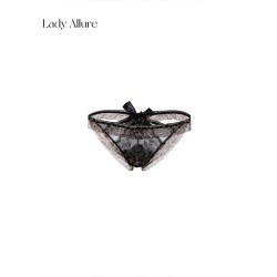 LADYALLURE 「LA」禁欲豹纹lady丨情人节系列*性感印花镂空蕾丝透气欧美内裤