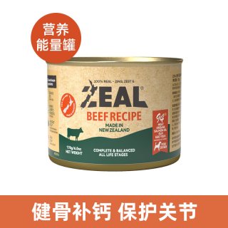ZEAL 狗主食罐新西兰进口成犬幼犬狗粮湿粮狗罐头170g/390g*1罐