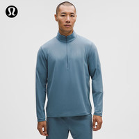 lululemon 丨Soft Jersey 男士半拉链针织衫  芯吸 LM3F45S 钢青 L