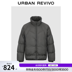 UR 时尚休闲立领绗缝拉链羽绒服UMF160066